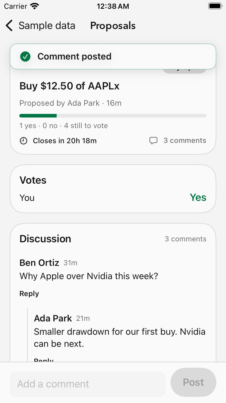 Comment posted